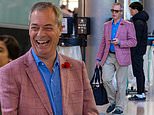 Nigel Farage is the FIRST star to arrive in Australia after agreeing to bumper ITV payday - as Josie Gibson and Fred Sirieix check in at Heathrow ahead of I'm A Celebrity... Get Me Out Of Here!
