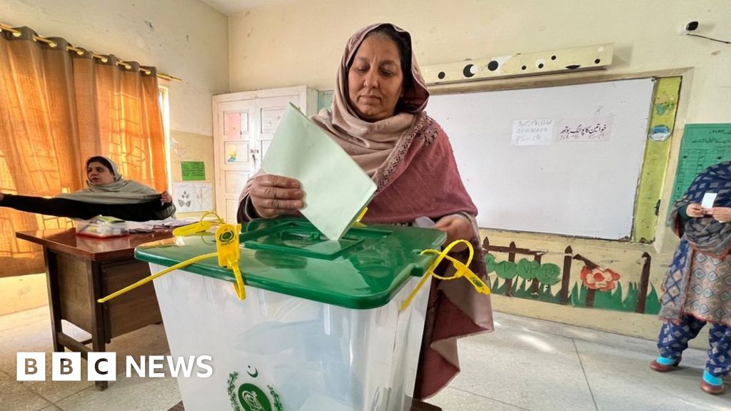 A voter in Islamabad