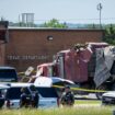 1 killed, 13 hurt after driver rams truck into Tex. state agency, officials say