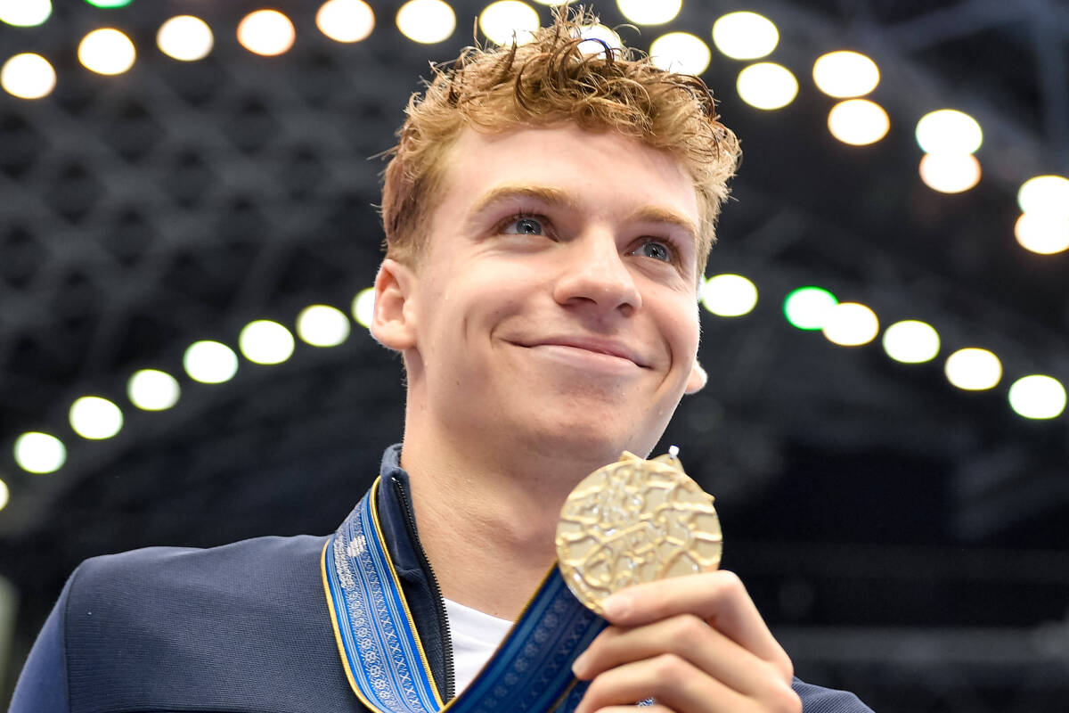 Pluie de records, espoir olympique.... 10 choses à savoir sur le quintuple champion de monde de natation, Léon Marchand