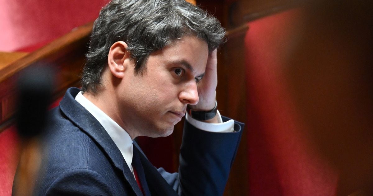 Gabriel Attal à l'Assemblée nationale, le 3 avril 2024