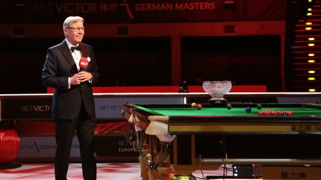 Die deutsche Stimme des Snookers schaltet ihr Mikrofon ab