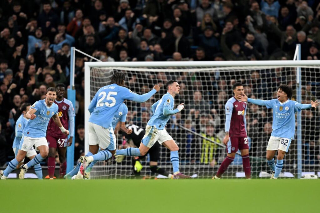 Man City vs Aston Villa LIVE: Latest Premier League score and goal updates as Phil Foden extends advantage