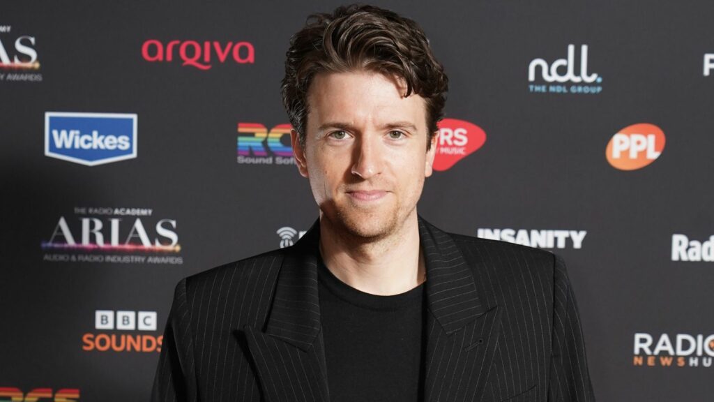 Greg James attending the ARIAS - Audio and Radio Industry Awards, at the Theatre Royal Drury Lane, London. Picture date: Tuesday May 2, 2023. Pic: Ian West/PA Wire