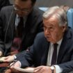 Le secrétaire général de l'ONU Antonio Guterres s'exprime devant le Conseil de sécurité au siège des Nations unies à New York, ke 8 décembre 2023