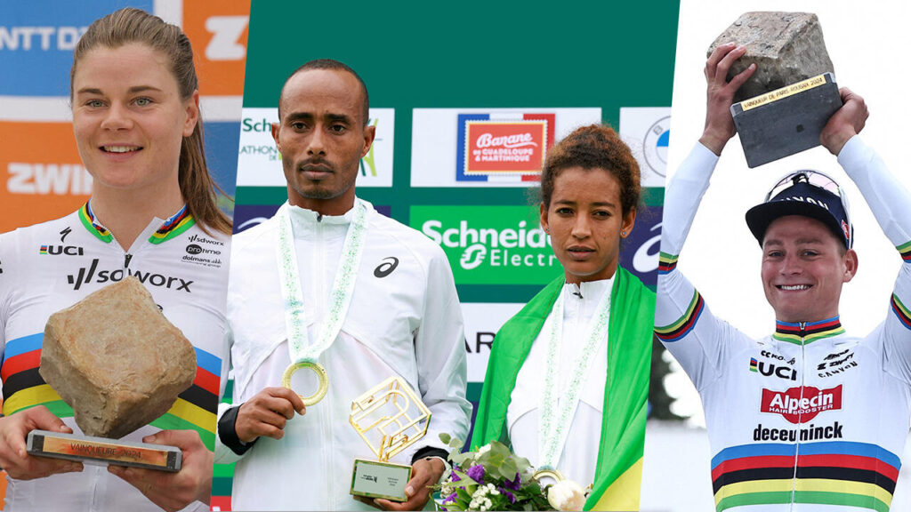 Arcs-en-ciel à Roubaix, les coureurs éthiopiens chez eux à Paris… Les infos sport du week-end