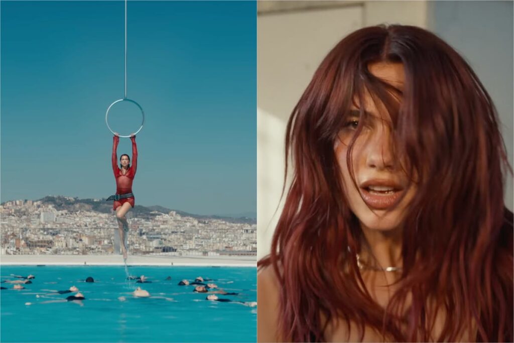 Dua Lipa fans react to ‘insane’ aerial stunt in new ‘Illusion’ music video