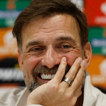 Soccer Football - Europa League - Liverpool Press Conference - Anfield, Liverpool, Britain - March 13, 2024 Liverpool manager Jurgen Klopp during the press conference Action Images via Reuters/Jason Cairnduff