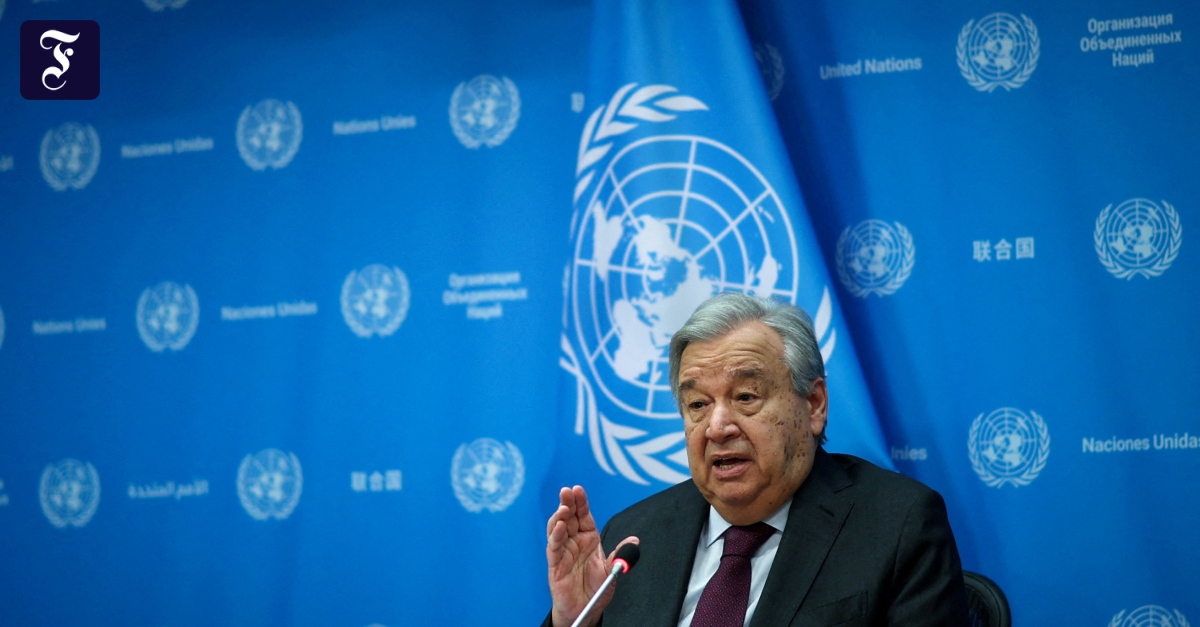 Guterres: „Der Nahe Osten steht am Abgrund“