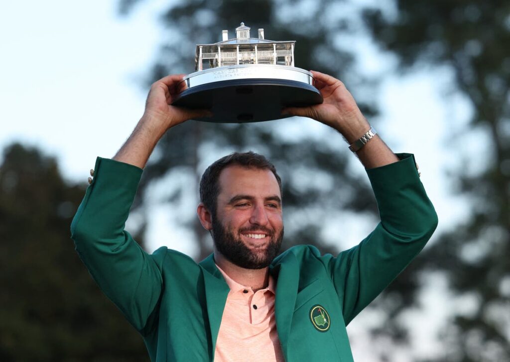 Scottie Scheffler wins The Masters to claim second green jacket in three years