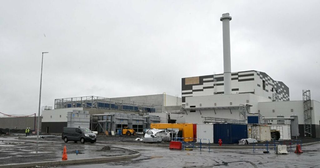 Le site de la nouvelle usine de batteries d'Automotive CellS company (ACC) à Billy-Berclau, dans le nord de la France, le 9 mai 2023