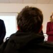 Le Premier ministre Gabriel Attal et la ministre de l'Education Nicole Belloubet, en visite dans un collège de Chartres, le 14 mars 2024