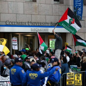 Columbia cancels classes and riot police storm Yale as pro-Palestine protests get violent ahead of Passover: Live