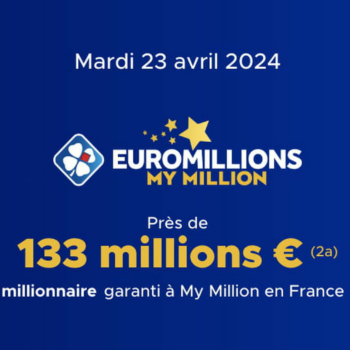 Résultat Euromillions (FDJ) : le tirage de ce mardi 23 avril 2024, 133 millions d'euros en jeu