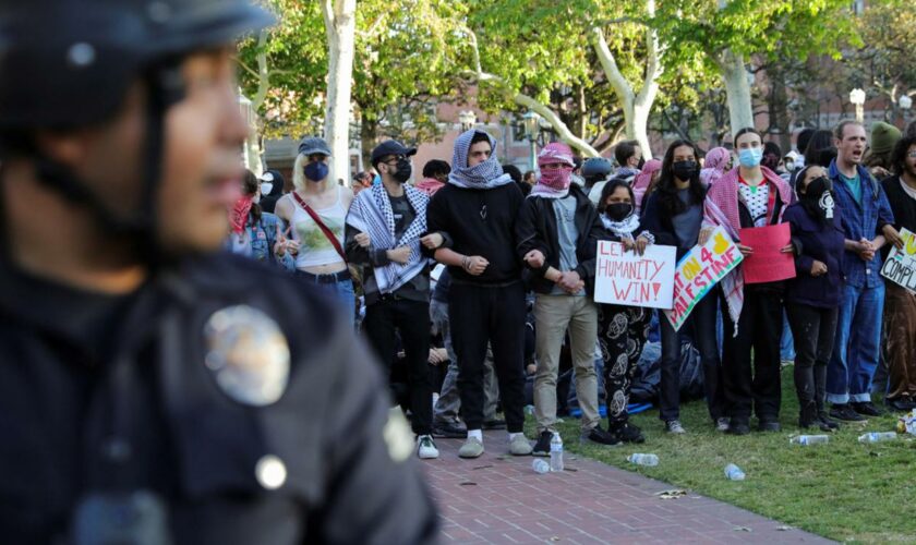 Krieg im Gazastreifen: Weitere US-Hochschulen schließen sich teils antisemitischen Protesten an