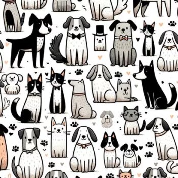 Only those with high IQ can spot 16 cats hiding among adorable dogs