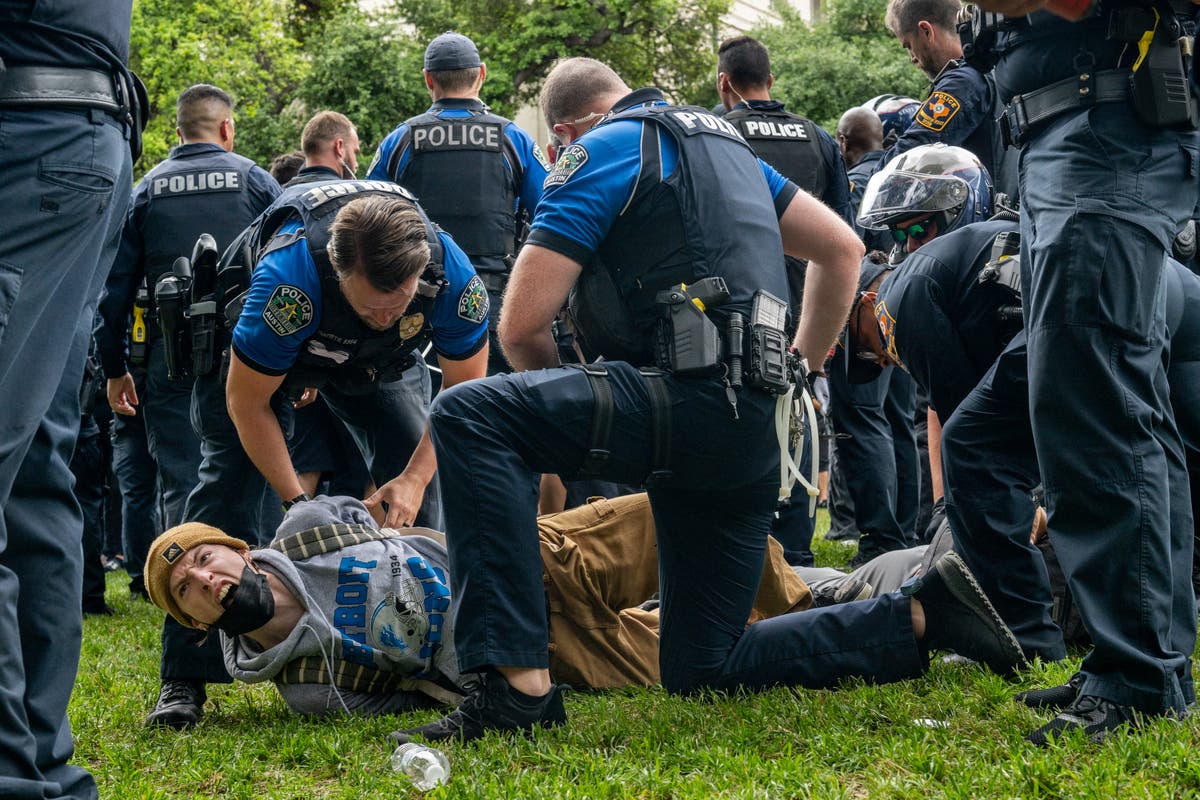 Half of those arrested at University of Texas protests not affiliated with institution say administrators