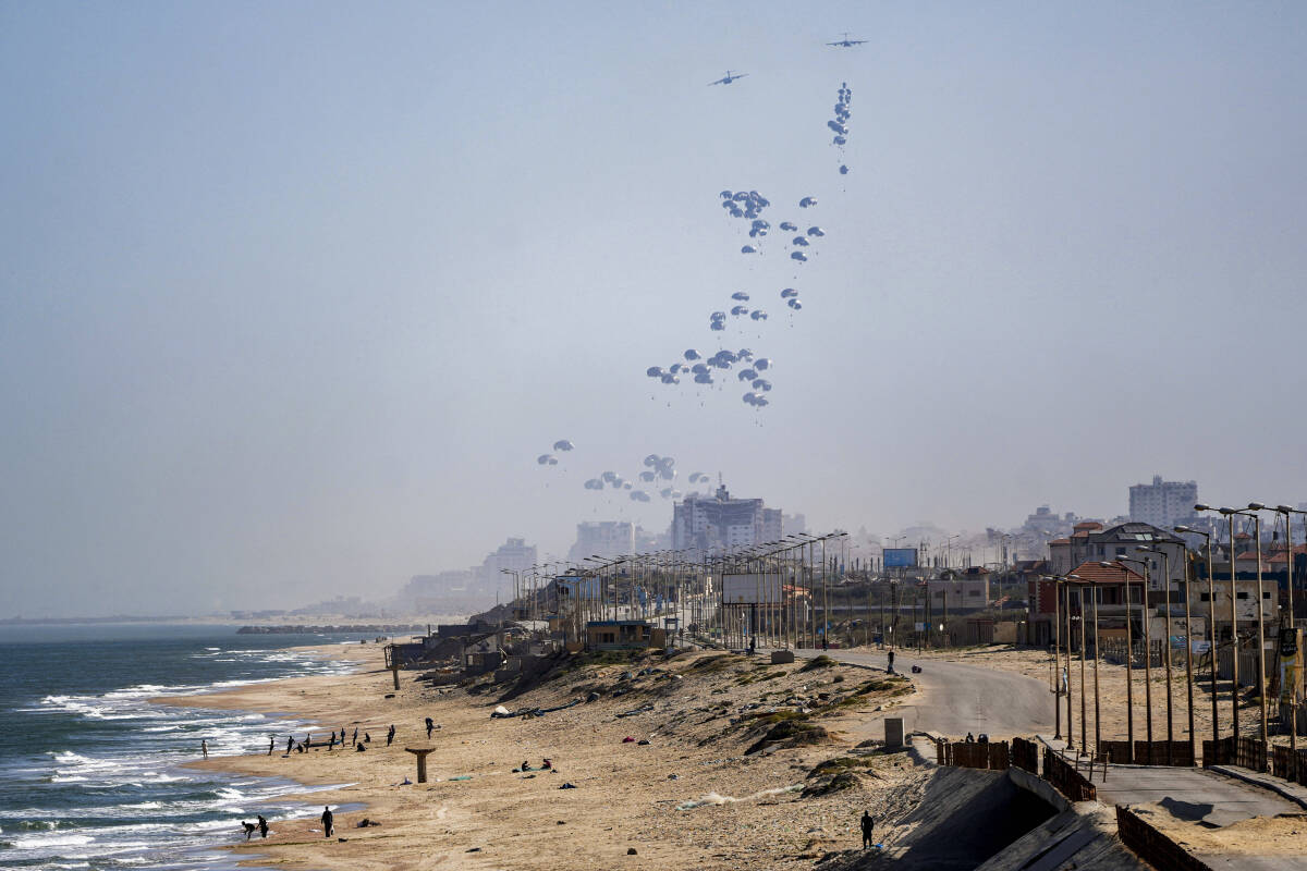 Les Etats-Unis commencent la construction d’une jetée à Gaza, destinée à acheminer de l’aide humanitaire