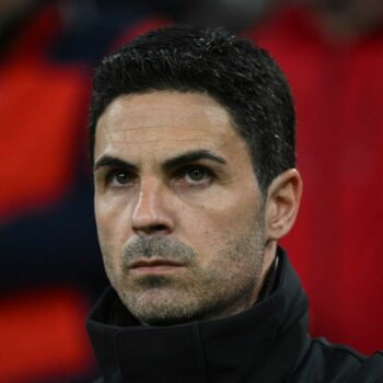 Mikel Arteta. Pic: AP