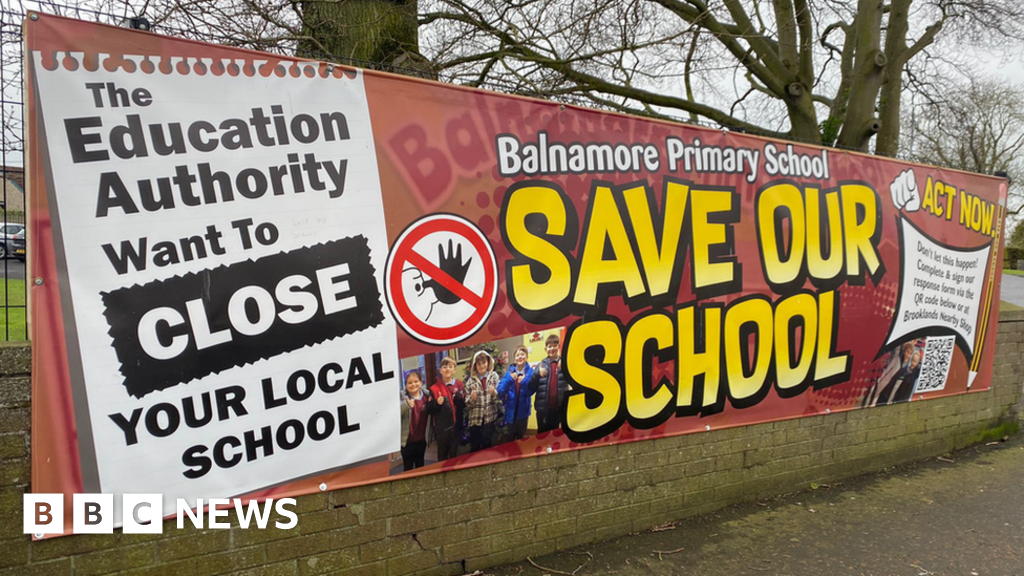 Sign outside Balnamore Primary School