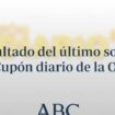 Comprobar resultados del sorteo del cupón diario de la ONCE de hoy jueves, 11 de abril de 2024