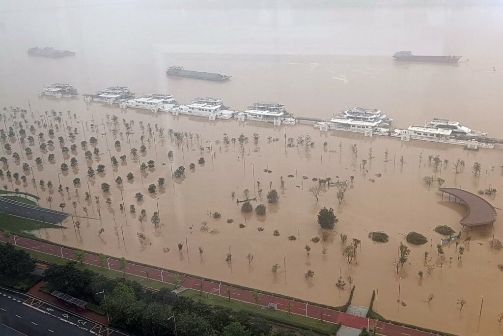 Dans le sud de la Chine: 11 disparus après des pluies diluviennes