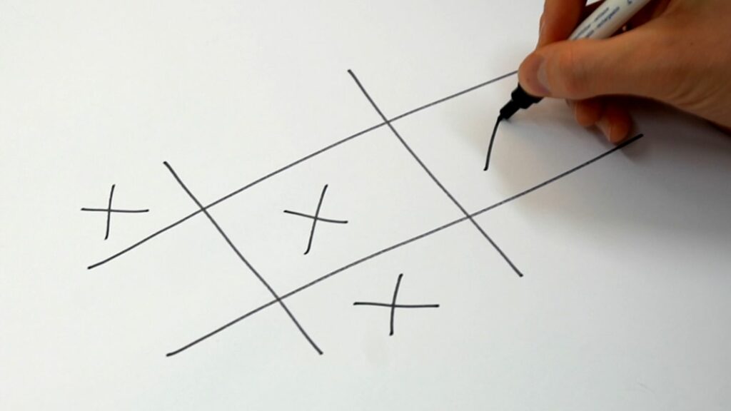 Denksport: Kniffeliges Rätsel: Können Sie sechs Kreuze verteilen, ohne Tic-Tac-Toe zu gewinnen?