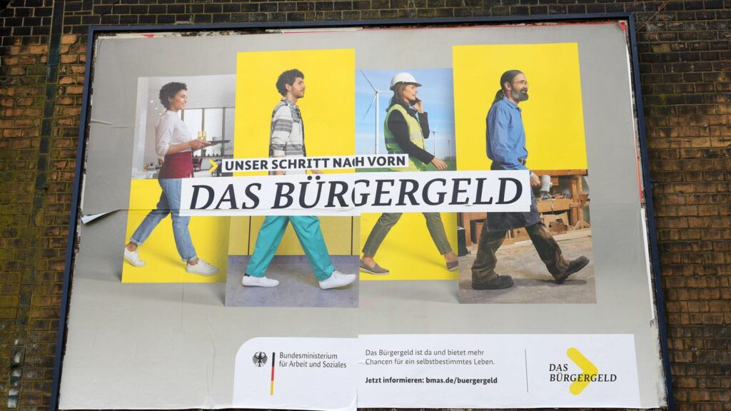 Bürgergeld Plakat