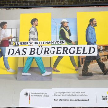 Bürgergeld Plakat