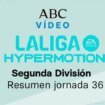 Jornada 36 de la Liga de Segunda división: goles y resumen en vídeo de los partidos