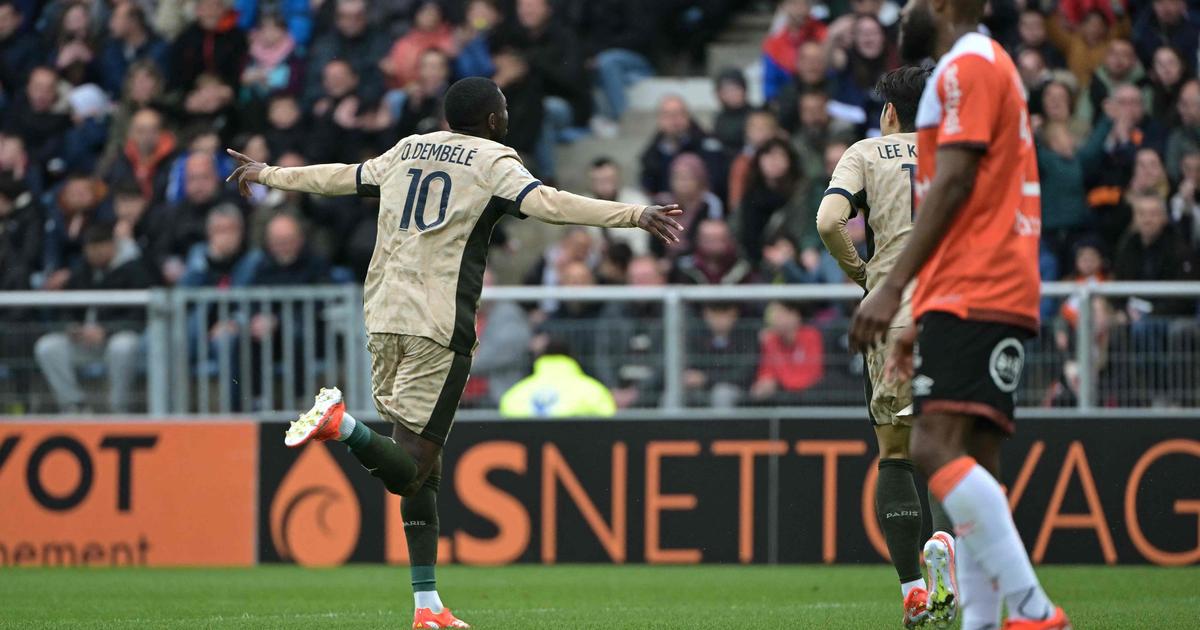 Ligue 1 : large vainqueur à Lorient, le PSG tout près du titre