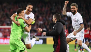 Martinez stars in shootout as Villa reach Euro semis