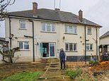 My neighbour's 'eyesore' renovation means I'll never be able to sell my £150k doer upper home: Electrician claims his fence has collapsed into 10ft hole, his garden stinks of sewage and has rats because of foundations dug for extension next door