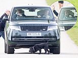 Prince Andrew nearly runs over dog as owner rushes to save his beloved pet just one day after new drama Scoop covering his embarrassing Newsnight interview airs on Netflix