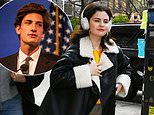 Selena Gomez DENIES having affair with JFK's grandson John Kennedy Schlossberg and says she's 'never met this human' - as star films Only Murders in the Building season 3