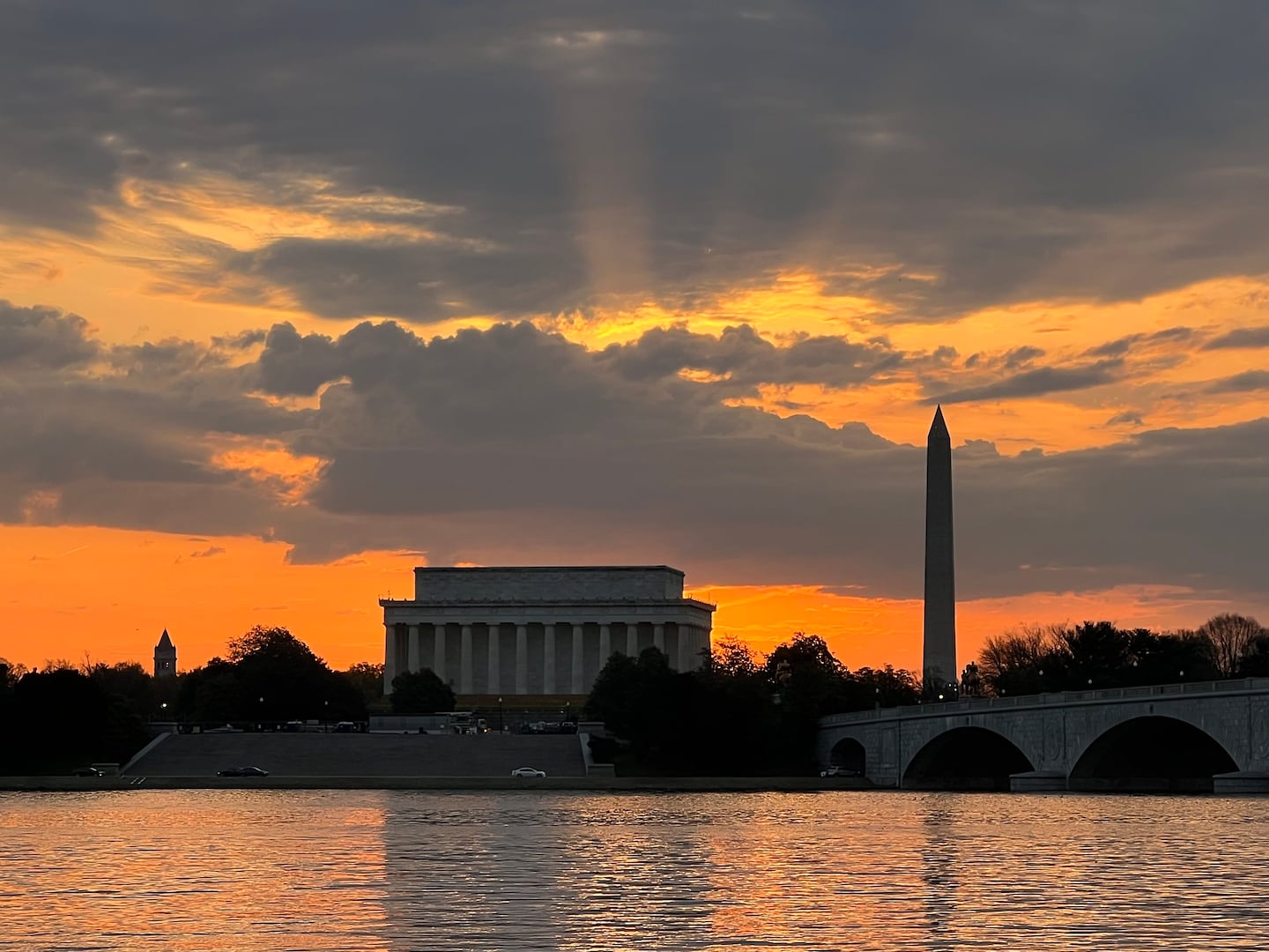 Skies over D.C. went back to gray on Sunday, as mercury sank