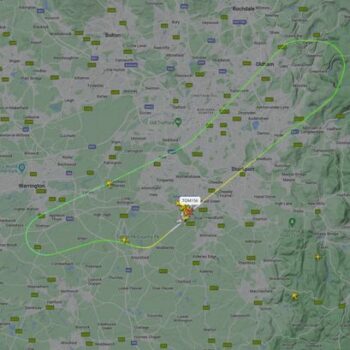 TUI flight suddenly turns around moments after take-off at Manchester Airport over 'technical' issue