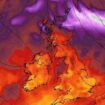 UK weather: Exact date second 'mini-heatwave' will hit as maps turn dark red