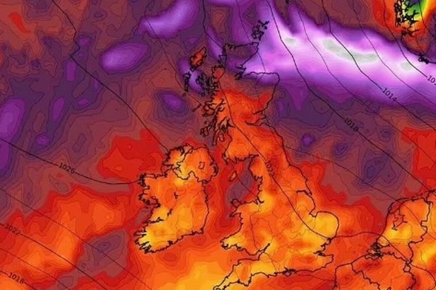 UK weather: Exact date second 'mini-heatwave' will hit as maps turn dark red