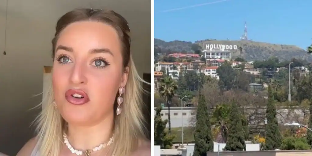 Una española alquila un piso en Los Ángeles con vistas al letrero de Hollywood y lo lamenta: «He caído en el timo»