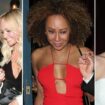 Victoria Beckhams Spice-Girl-Kolleginnen Mel C, Emma Bunton, Mel B und Geri Horner (v.l.n.r.) auf dem Weg zur Geburtstagssause