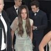 Victoria Beckham arrives at her 50th birthday party at a swanky private members club on crutches - as she's joined by her family, ALL her Spice Girls bandmates and a bevy of A-List stars including Tom Cruise and Eva Longoria