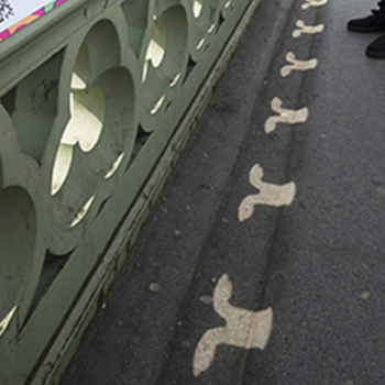 X-rated shadows on very famous UK landmark carry very important message