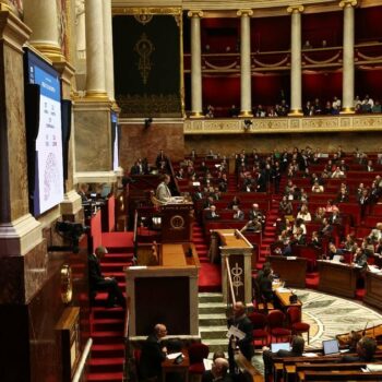 Les députés en séance à l'Assemblée nationale, le 4 avril 2024 à Paris