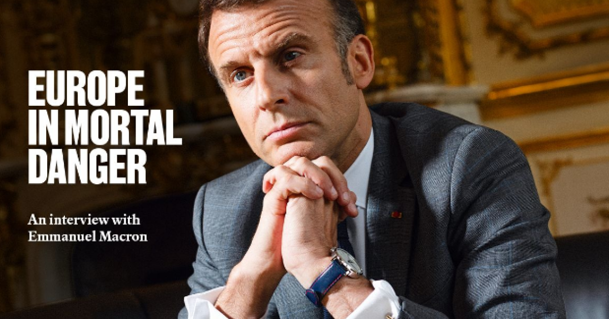 Emmanuel Macron dans “The Economist” : sur l’Ukraine, “comme je l’ai dit, je n’exclus rien”