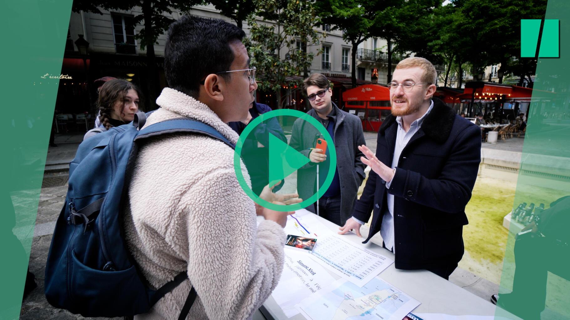 Devant la Sorbonne, on a suivi les vifs débats sur Gaza provoqués par la « table du dialogue » de l’UEJF