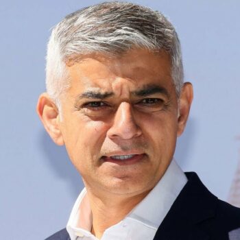 Le maire travailliste de Londres Sadiq Khan à New York, le 9 mai 2022