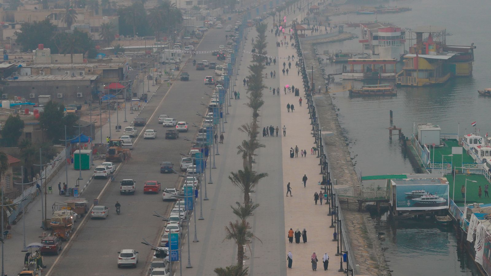 Basra, Iraq. Pic: AP