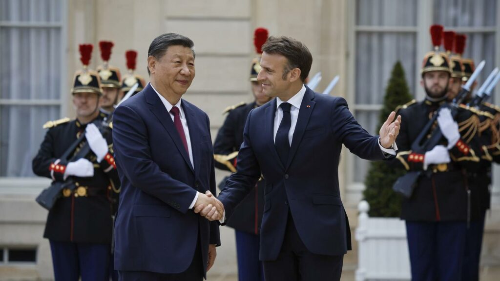 EU und China: Macron und von der Leyen fordern Xi zu fairerem Handel auf