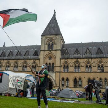 Oxford and Cambridge students set up camps as campus protests against Gaza war gather steam